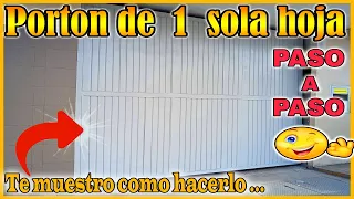 🚪 Como hacer un PORTON DE HERRERIA [Fácil y rápido] | 📐Como hacer un Porton de Metal PASO A PASO.