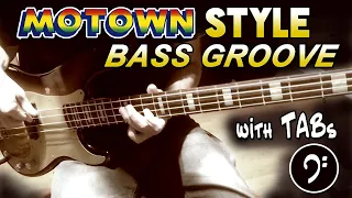 Motown-Style Bass Groove - with TABs & Backing Track