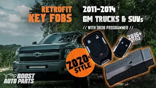 2020+ & 2015+ Style Chrome Key Fob OBD Programming Guide for (2011-2014) GM Trucks - Boost Auto