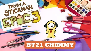 BT21 CHIMMY Draw a Stickman: EPIC 3 - Crocdile Gaming