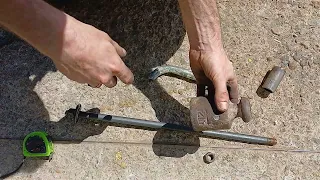 обратный молоток из металлолома / scrap hammer