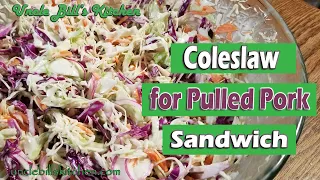 Coleslaw for Pulled Pork Sandwich