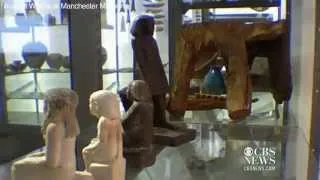 Ancient Egyptian statue spins on its own at Manchester Museum