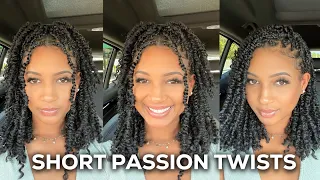 DIY Short Passion Twists | No Tension | Trendy Summer Style