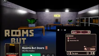 Rooms but doors! Roblox game, Play through to door 158