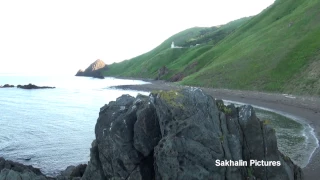 Александровск-Сахалинский. Прибой за тоннелем.