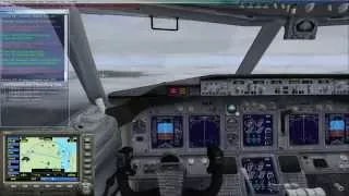 Microsoft Flight Simulator X не удачная посадка