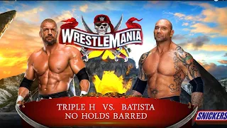 FULL MATCH — Triple H vs. Batista – No Holds Barred Match: WrestleMania 35