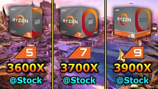 Ryzen 5 3600X vs Ryzen 7 3700X vs Ryzen 9 3900X | Tested in 17 PC Games
