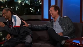 Snoop Dogg Farts on Jimmy Kimmel with Matthew McConaughey