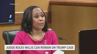 Judge rules Willis can remain on Trump case