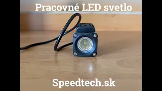 LED pracovné svetlo - 10W LED / 10-30V / ECE R10 / rozptýlený lúč svetla (36x36x42,5mm)