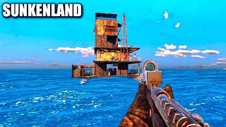 Stormborn Outpost Waterworld Survival Day Nineteen | Sunkenland Gameplay | Part 19