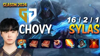 GEN Chovy SYLAS vs AHRI Mid - Patch 14.7 KR Ranked CHALLENGER | lolrec