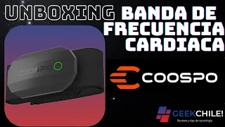 Banda de frecuencia cardiaca Coospo H808S - Unboxing / Español / GeekChile