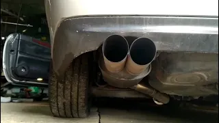 CLK 200 Kompressor straight pipe exhaust and cone filter