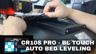 CR10S PRO - BLTOUCH BED LEVELING. Auto bed leveling and z offset. Beginner's guide to bed leveling