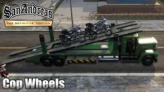 GTA SAN ANDREAS DEFINITIVE EDITION - Mission #81 - Cop Wheels (4K 60FPS)