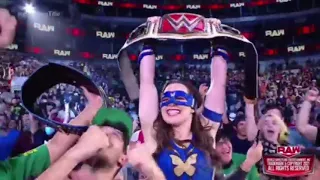 nikki cross cash in money in the bank on chorlate  wins raw woman's championship