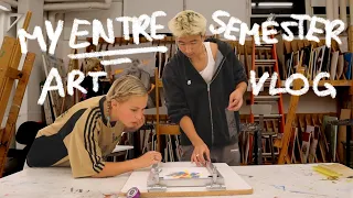 my entire semester in art school ⭐️ the ultimate art studio vlog