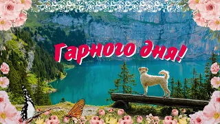 Гарного дня! Сонячного настрою! Хай щастить!