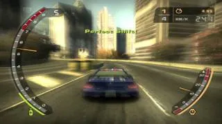 NFS Most Wanted Race Day - Drag Race - Mitsubishi Lancer Evolution VIII