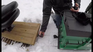 Backyard Railroad: Winter Train Running