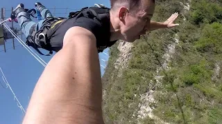 Сочи, Skypark, прыжок Bungy 207 m. (GoPro). Теперь, в Macau!!!