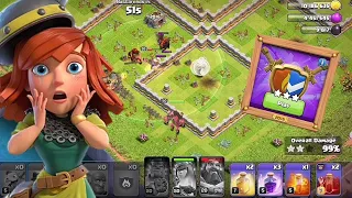 All Spell Swag On 2016 Challenge (Clash of clans)