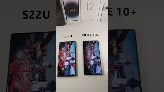 Galaxy Note 10 Plus VS Galaxy S22 Ultra Subway Surfer & PUBG Speed Test