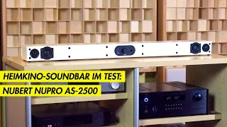 Test / Klangtest: Nubert nuPro AS-2500 - Schmale Soundbar für 495 Euro, wie klingt sie?