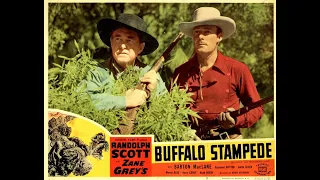 Randolph Scott in Henry Hathaway's "Buffalo Stampede" (1933) - a Zane Grey Western