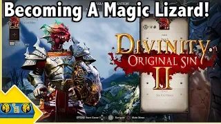 Creating Our Magical Lizard And Avoiding The Kraken! || Divinity Original Sin 2 PS4 Gameplay Ep 1!