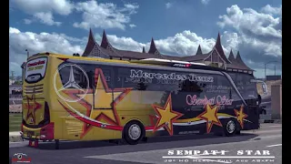 Share Gratis Livery Sempati Star Hitam Kuning || JB² HD Full Acc ASxFM || Bus Simulator Indonesia.