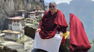 His Holiness Kyabgon Sakya Gongma Trichen Rinpoche visited Paro Taktsang Bhutan | Tiger Nest