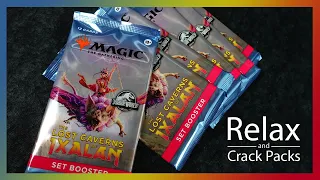 MTG Lost Caverns of Ixalan Set Booster 4 Opening ASMR - MTG Relax and Crack Packs #asmr #mtg