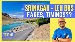 Srinagar to Leh by Bus Service Timings, Fares - JKSRTC | Jammu to Leh Ladakh by Bus | Dheeraj Sharma