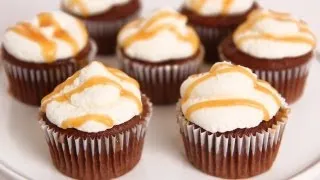 Salted Caramel Chocolate Cupcakes Recipe - Laura Vitale - Laura in the Kitchen Episode 640