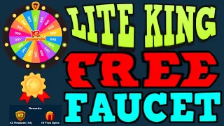 КРИПТО КРАН Lite King заработок криптовалюты каждый час без вложений free ltc faucet 2023