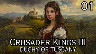 Di Lucca Dynasty Begins - Crusader Kings 3 - Legends of the Dead DLC Walkthrough Grand Strategy RPG