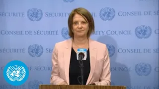 Norway on Ukraine's Women and Children - Security Council Media Stakeout (11 April 2022)