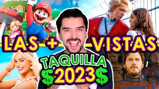 Las 15 PELICULAS MAS VISTAS del 2023 | EXITOS EN CINE | TAQUILLERAS | Edu Rocha Wow Qué Pasa