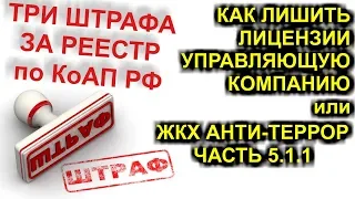 ТРИ ШТРАФА ПО КОАП РФ ЗА ОДИН НЕОТВЕТ или ПОДРОБНАЯ ИНСТРУКЦИЯ ПО РЕЕСТРУ СОБСТВЕННИКОВ ЖКХ