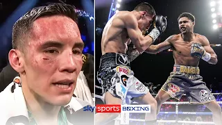 "He was the better fighter tonight!" | Oscar Valdez reacts to his defeat to Shakur Stevenson