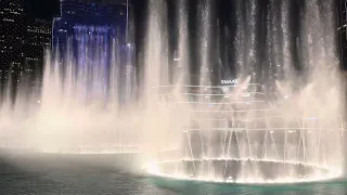 Dubai water fountain show| Burj Khalifa music fountain