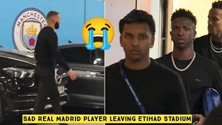 😭 Sad Real Madrid Squad Leaving Etihad Stadium after Manchester City vs Real Madrid 4-0