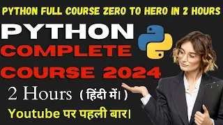 PYTHON Full Course for Beginners in 2 Hours (with Projects + Practical ) | | Python Full Course 2024