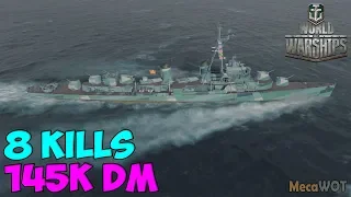 World of WarShips | Chung Mu | 8 KILLS | 145K Damage - Replay Gameplay 4K 60 fps
