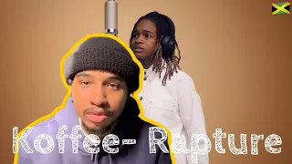 American First Reaction To Jamaican Music | Koffee - Rapture