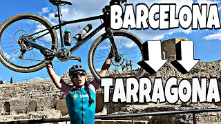 ¡MI RÉCORD DE KM EN GRAVEL! 🥳 De BCN a TGN por la Vía Augusta ➡️ MUSSARA CYCLING EXPERIENCE 🚴‍♀️